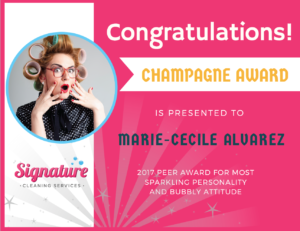 2017 Peer Awards Champagne Award